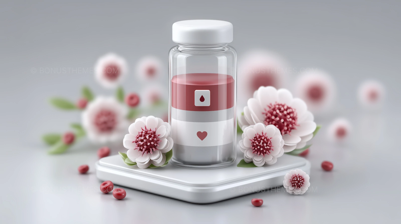 Blood Donation Process Infographic - Isometric 3D Medical Illustration | AI Image