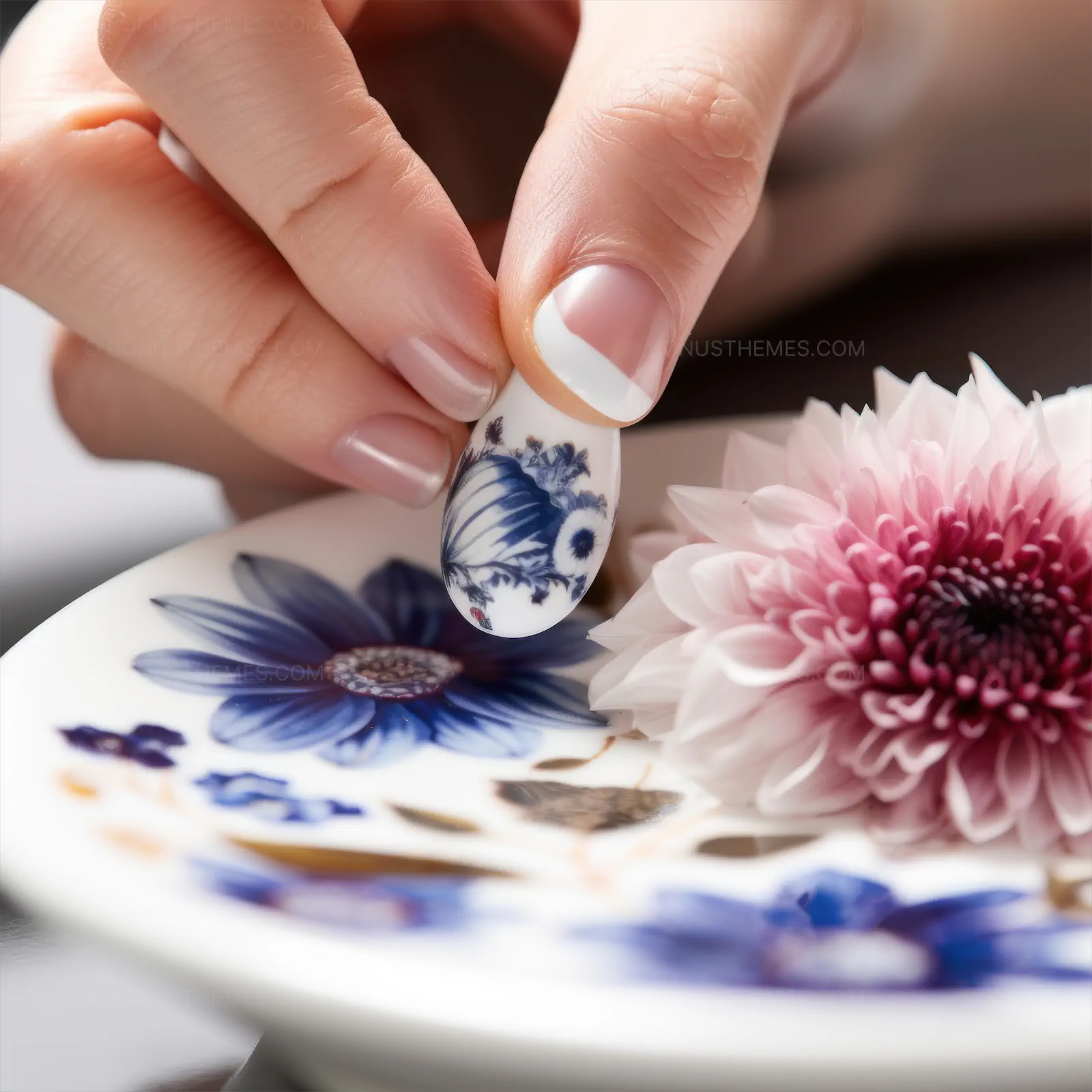 Inspire Nail Art - Creative and Elegant Design | Intricate AI Generated Beauty Visual